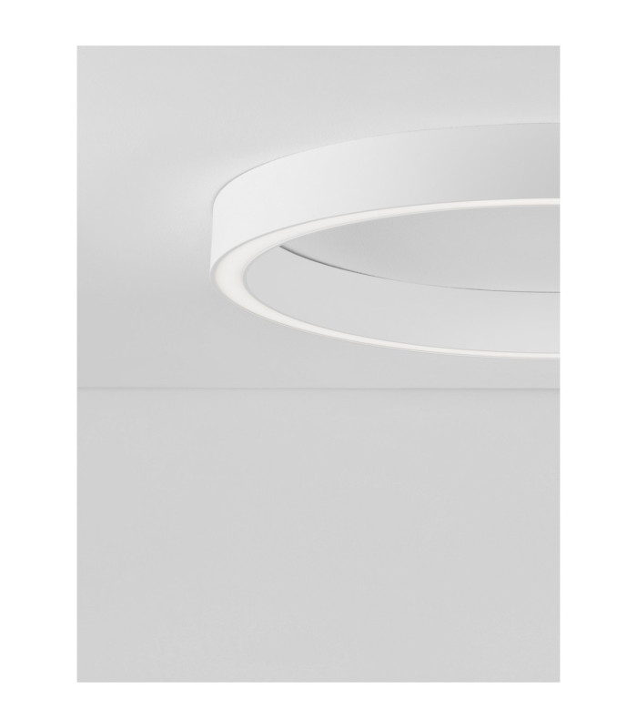 Sting Integrated LED Semi Flush Ceiling Light Sandy White Triac Dimmable LED 50W 2968lm 3000K-5