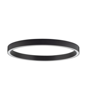 Sting Integrated LED Semi Flush Ceiling Light Sandy Black Triac Dimmable LED 60W 3389lm 3000K-1