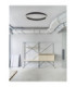 Sting Integrated LED Semi Flush Ceiling Light Sandy Black Triac Dimmable LED 60W 3389lm 3000K-2