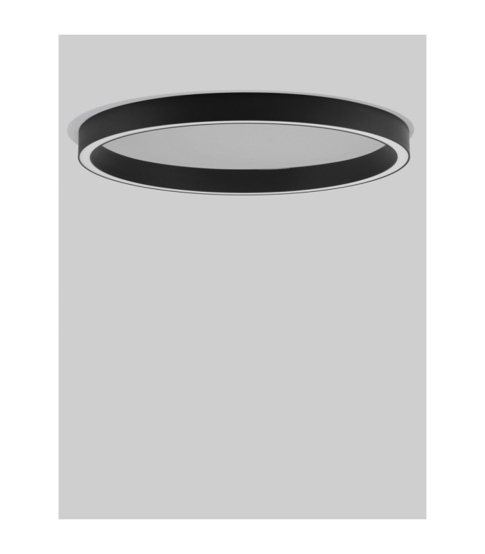 Sting Integrated LED Semi Flush Ceiling Light Sandy Black Triac Dimmable LED 60W 3389lm 3000K-3
