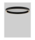 Sting Integrated LED Semi Flush Ceiling Light Sandy Black Triac Dimmable LED 60W 3389lm 3000K-4