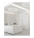 Sting Integrated LED Semi Flush Ceiling Light Sandy White Triac Dimmable LED 60W 3389lm 3000K-2