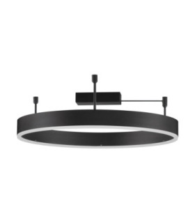 Motif Integrated LED Semi Flush Ceiling Light Sandy Black Triac Dimmable LED 46W 3700lm 3000K-1