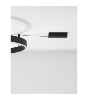 Motif Integrated LED Semi Flush Ceiling Light Sandy Black Triac Dimmable LED 50W 4166lm 3000K-2