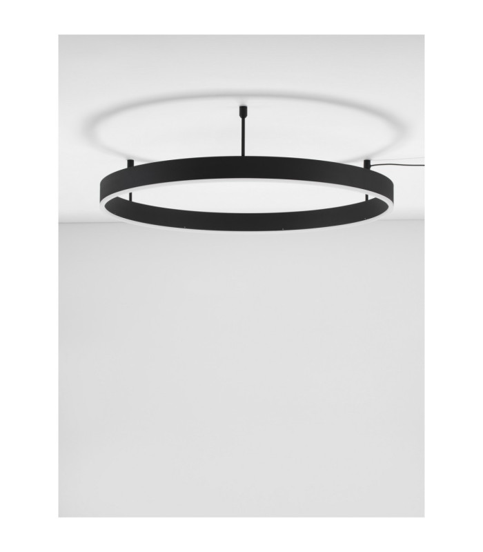 Motif Integrated LED Semi Flush Ceiling Light Sandy Black Triac Dimmable LED 50W 4166lm 3000K-3
