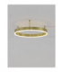 Motif Integrated LED Semi Flush Ceiling Light Brass Gold Triac Dimmable LED 46W 3700lm 3000K-3