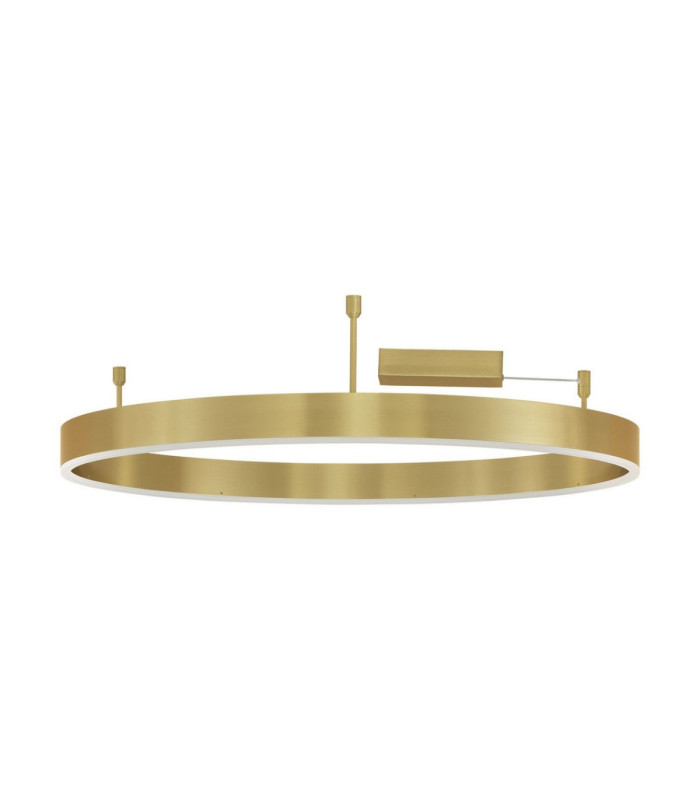 Motif Integrated LED Semi Flush Ceiling Light Brass Gold Triac Dimmable LED 50W 4166lm 3000K-1