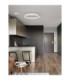 Motif Integrated LED Semi Flush Ceiling Light Sandy White Triac Dimmable LED 46W 3700lm 3000K-2