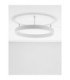 Motif Integrated LED Semi Flush Ceiling Light Sandy White Triac Dimmable LED 46W 3700lm 3000K-3
