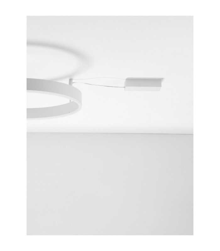 Motif Integrated LED Semi Flush Ceiling Light Sandy White Triac Dimmable LED 46W 3700lm 3000K-4