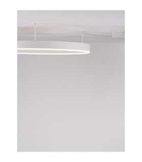 Motif Integrated LED Semi Flush Ceiling Light Sandy White Triac Dimmable LED 50W 4166lm 3000K-2