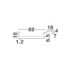 Motif Integrated LED Semi Flush Ceiling Light Sandy White Triac Dimmable LED 50W 4166lm 3000K-5