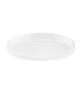 Istos Integrated LED Semi Flush Ceiling Light Sandy White Triac Dimmable LED 38W 2363lm 2700-3000K CCT-1