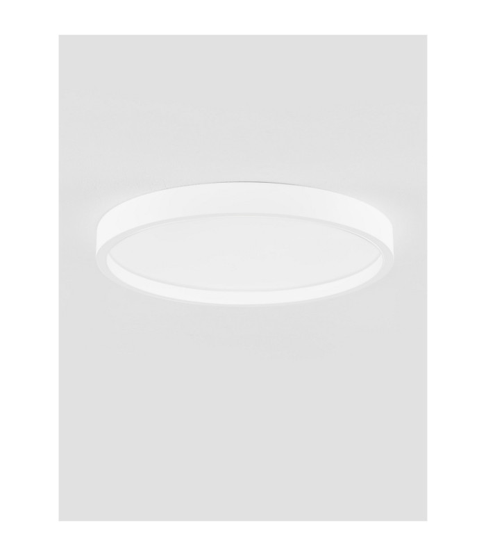 Istos Integrated LED Semi Flush Ceiling Light Sandy White Triac Dimmable LED 38W 2363lm 2700-3000K CCT-4