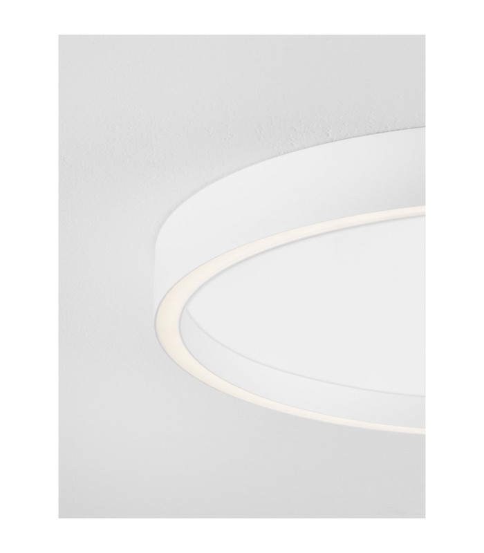 Istos Integrated LED Semi Flush Ceiling Light Sandy White Triac Dimmable LED 38W 2363lm 2700-3000K CCT-5