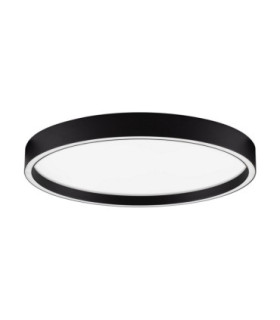 Istos Integrated LED Semi Flush Ceiling Light Sandy Black Triac Dimmable LED 38W 2363lm 2700-3000K CCT-1