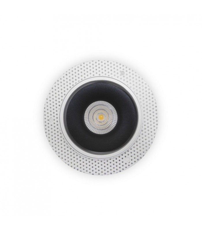 LED Recessed Round Downlight, White/Black, 40 deg. Beam Angle, 780lm, 4000K, IP20, DRIVER NOT INC. - 5