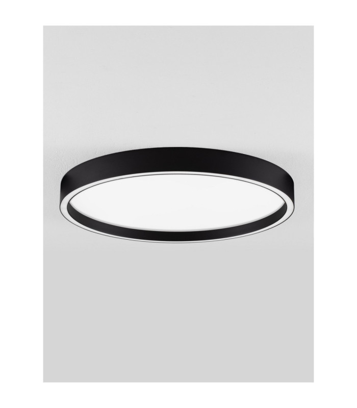Istos Integrated LED Semi Flush Ceiling Light Sandy Black Triac Dimmable LED 38W 2363lm 2700-3000K CCT-3