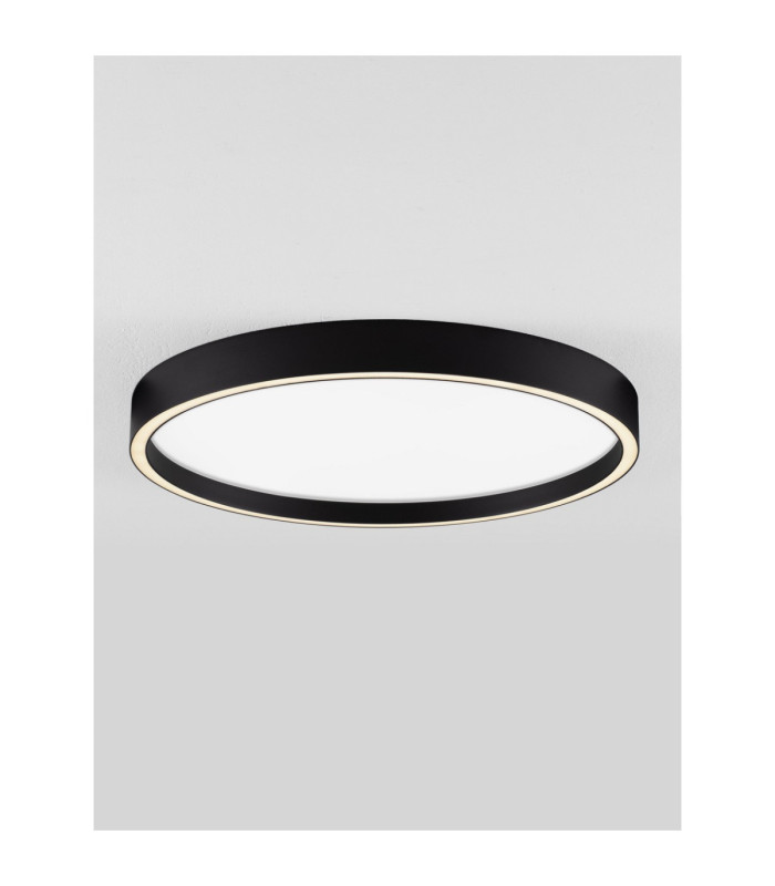 Istos Integrated LED Semi Flush Ceiling Light Sandy Black Triac Dimmable LED 38W 2363lm 2700-3000K CCT-4
