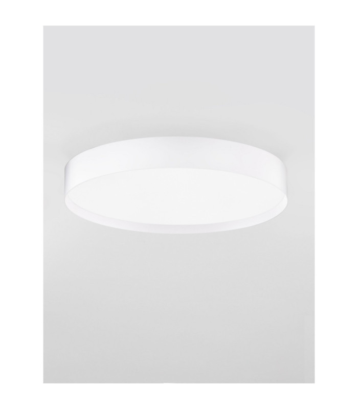 Roi Flush Ceiling Light Sandy White Triac Dimmable LED 37W 3555lm 2700-3000K CCT-3