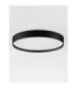 Roi Flush Ceiling Light Sandy Black Triac Dimmable LED 37W 3555lm 2700-3000K CCT-3