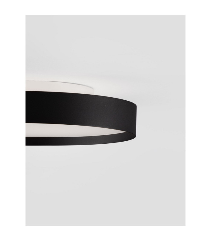 Roi Flush Ceiling Light Sandy Black Triac Dimmable LED 37W 3555lm 2700-3000K CCT-5