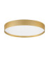 Roi Flush Ceiling Light Brushed Gold Triac Dimmable LED 37W 3555lm 2700-3000K CCT-1