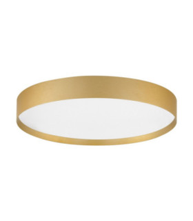 Roi Flush Ceiling Light Brushed Gold Triac Dimmable LED 37W 3555lm 2700-3000K CCT-1