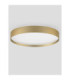 Roi Flush Ceiling Light Brushed Gold Triac Dimmable LED 37W 3555lm 2700-3000K CCT-3