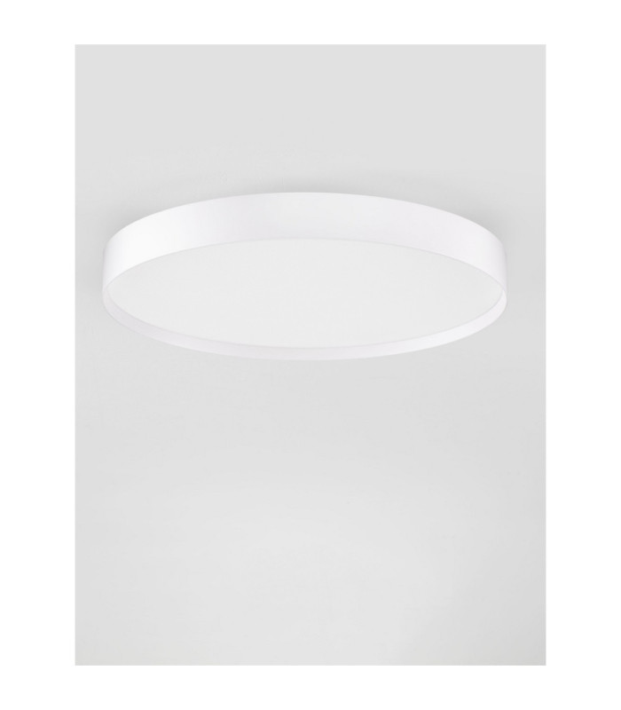 Roi Flush Ceiling Light Sandy White Triac Dimmable LED 48W 3724lm 2700-3000K CCT-3