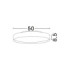 Roi Flush Ceiling Light Sandy White Triac Dimmable LED 48W 3724lm 2700-3000K CCT-6