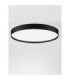 Roi Flush Ceiling Light Sandy Black Triac Dimmable LED 48W 3724lm 2700-3000K CCT-3