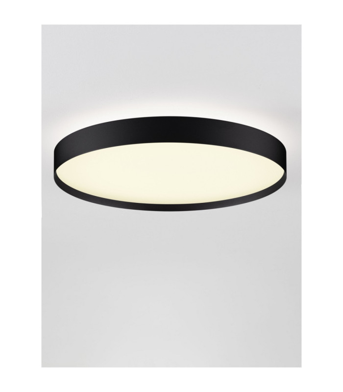 Roi Flush Ceiling Light Sandy Black Triac Dimmable LED 48W 3724lm 2700-3000K CCT-4