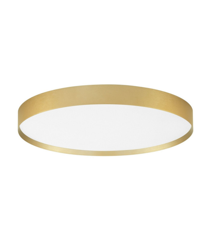 Roi Flush Ceiling Light Brushed Gold Triac Dimmable LED 48W 3724lm 2700-3000K CCT-1