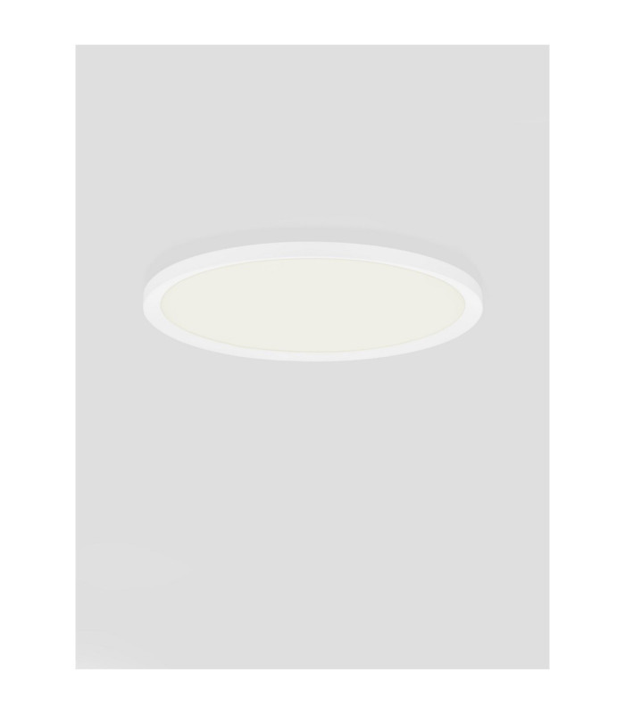 Aoton Integrated LED Semi Flush Ceiling Light Sandy White Triac Dimmable LED 35W 3279lm 2700-3000K CCT-3