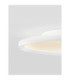 Aoton Integrated LED Semi Flush Ceiling Light Sandy White Triac Dimmable LED 35W 3279lm 2700-3000K CCT-5