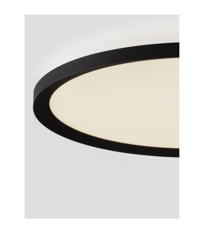 Aoton Integrated LED Semi Flush Ceiling Light Sandy Black Triac Dimmable LED 35W 3279lm 2700-3000K CCT-2