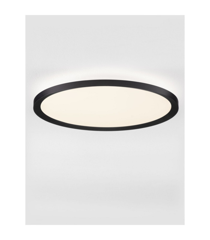 Aoton Integrated LED Semi Flush Ceiling Light Sandy Black Triac Dimmable LED 35W 3279lm 2700-3000K CCT-4