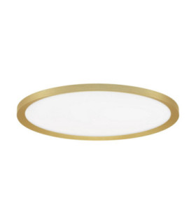 Aoton Integrated LED Semi Flush Ceiling Light Brushed Gold Triac Dimmable LED 35W 3279lm 2700-3000K CCT-1