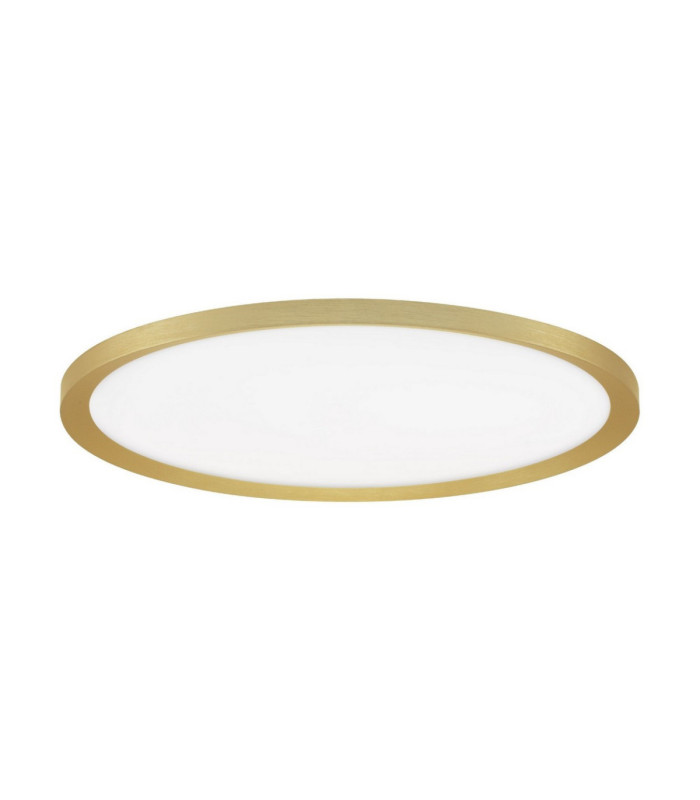 Aoton Integrated LED Semi Flush Ceiling Light Brushed Gold Triac Dimmable LED 35W 3279lm 2700-3000K CCT-1
