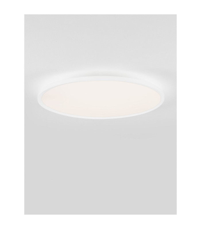Aoton Integrated LED Semi Flush Ceiling Light Sandy White Triac Dimmable LED 55W 4661lm 2700-3000K CCT-4