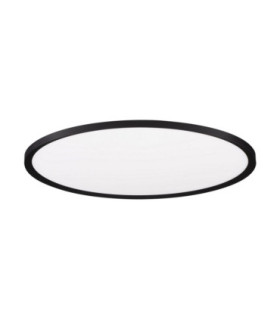 Aoton Integrated LED Semi Flush Ceiling Light Sandy Black Triac Dimmable LED 55W 4661lm 2700-3000K CCT-1