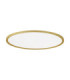 Aoton Integrated LED Semi Flush Ceiling Light Brushed Gold Triac Dimmable LED 55W 4661lm 2700-3000K CCT-1