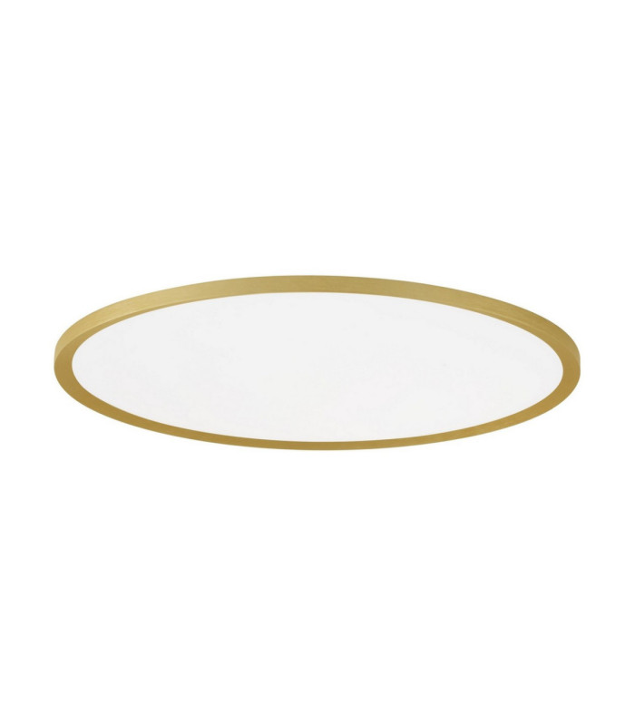 Aoton Integrated LED Semi Flush Ceiling Light Brushed Gold Triac Dimmable LED 55W 4661lm 2700-3000K CCT-1