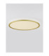 Aoton Integrated LED Semi Flush Ceiling Light Brushed Gold Triac Dimmable LED 55W 4661lm 2700-3000K CCT-4