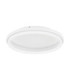 Willow Integrated LED Semi Flush Ceiling Light Sandy White LED 38W 2660lm 3000K-1