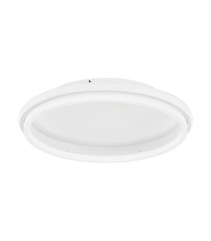 Willow Integrated LED Semi Flush Ceiling Light Sandy White LED 38W 2660lm 3000K-1