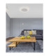 Willow Integrated LED Semi Flush Ceiling Light Sandy White LED 38W 2660lm 3000K-2