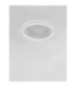 Willow Integrated LED Semi Flush Ceiling Light Sandy White LED 38W 2660lm 3000K-3