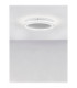 Willow Integrated LED Semi Flush Ceiling Light Sandy White LED 38W 2660lm 3000K-5